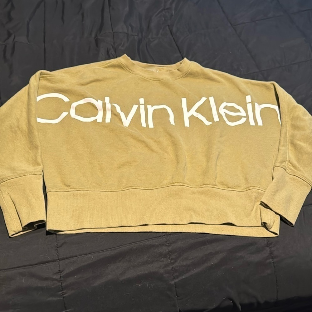 Olive Green Calvin Klein Sweater